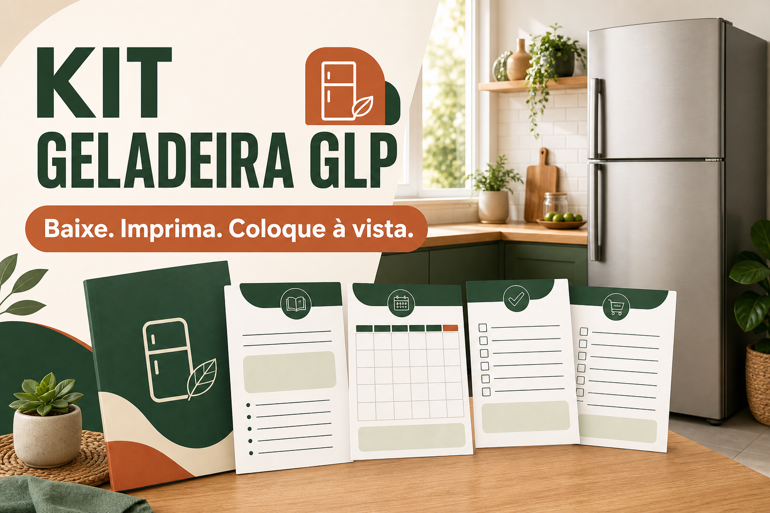 Materiais digitais de organização para rotina GLP